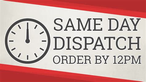 Order before 12 pm for Same Day .